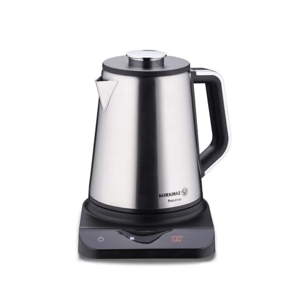KORKMAZ A852-01 PROSENSE ELEKTRİKLİ ÇAYDANLIK INOX CAM DEMLİK