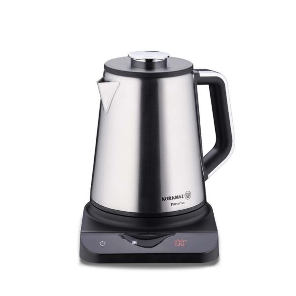 KORKMAZ A852-01 PROSENSE ELEKTRİKLİ ÇAYDANLIK INOX CAM DEMLİK