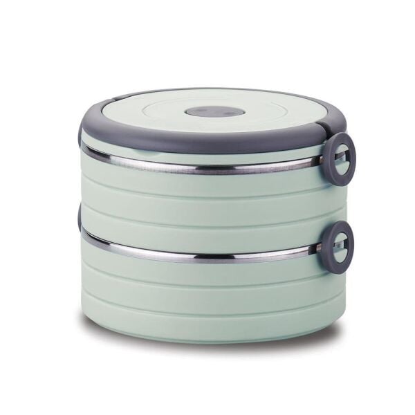 KORKMAZ A5525-1 ESSENTİALS WARM BESLENME KUTUSU SEFER TASI 1200ML YEŞİL