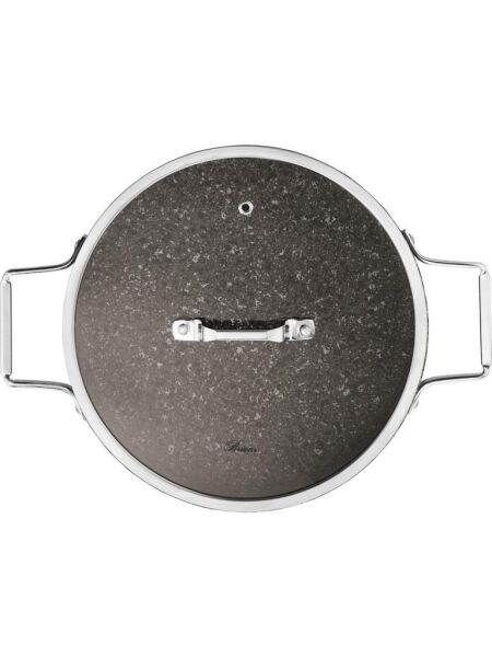 BRİONİ STONE AGE ÇİZİLMEZ YANMAZ YAPIŞMAZ TERRA 26 CM BASIK TENCERE