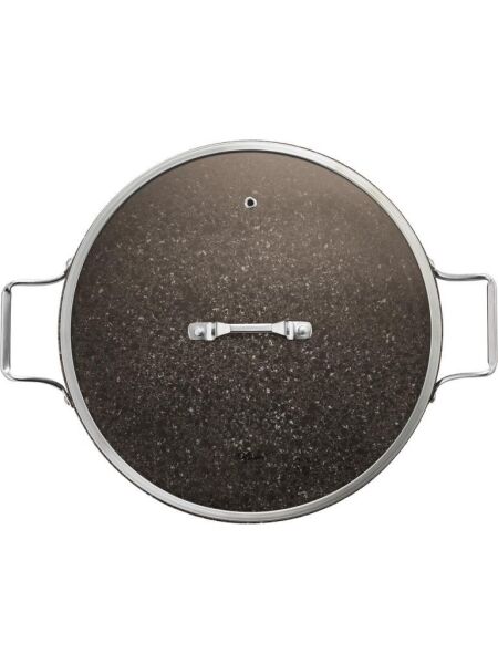 BRİONİ STONE AGE ÇİZİLMEZ YANMAZ YAPIŞMAZ TERRA 32 CM BASIK TENCERE