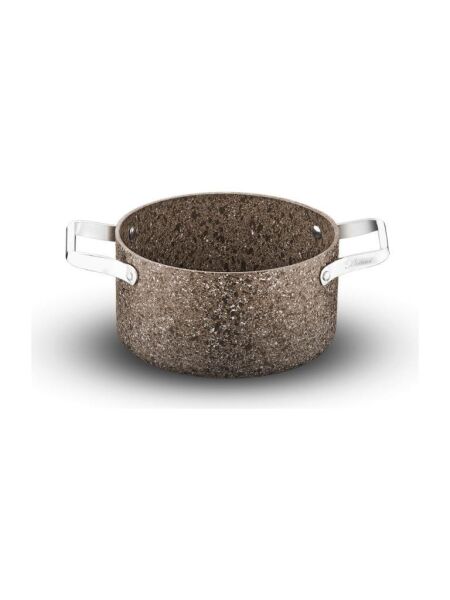 BRİONİ STONE AGE ÇİZİLMEZ YANMAZ YAPIŞMAZ TERRA 20 CM DERİN TENCERE
