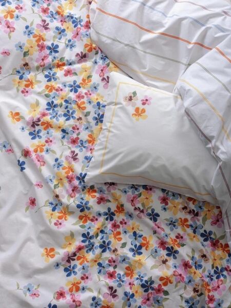 COTTON BOX MODELİNE FLURRY LİLA ÇİFT KİŞİLİK NEVRESİM TAKIMI