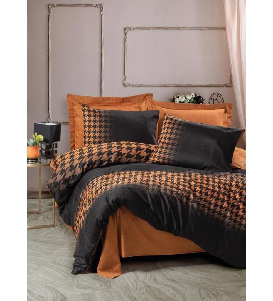 COTTON BOX SATEN ÇİFT KİŞİLİK NEVRESİM TAKIMI BARLOW BAKIR