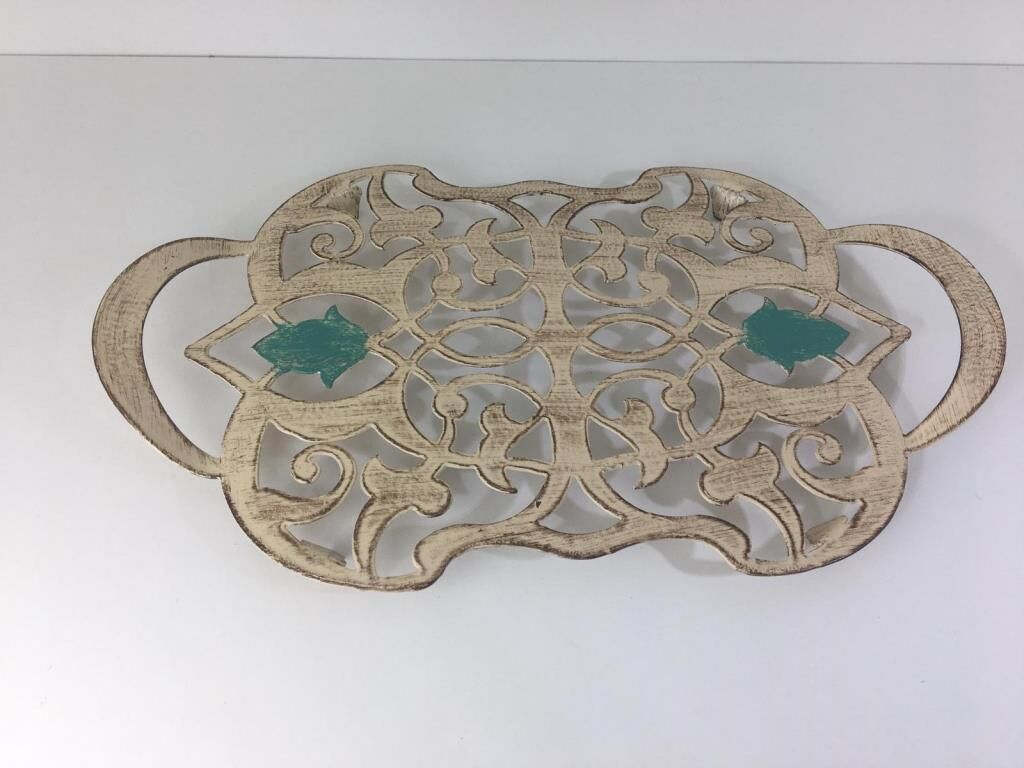 FERFORJE SUNUM TEPSİSİ KREM RENK KÜÇÜK BOY