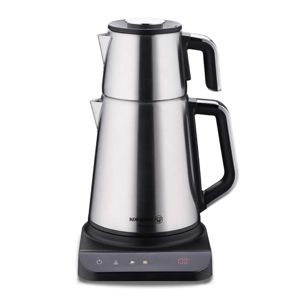 KORKMAZ A852-02 PROSENSE ELEKTRİKLİ ÇAYDANLIK INOX
