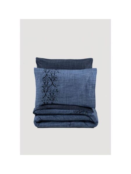 COTTON BOX PLAİN SOOTY DENİM ÇİFT KİŞİLİK NEVRESİM TAKIMI