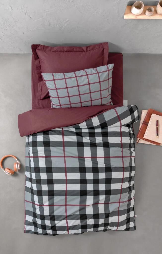 COTTON BOX GIRLS&BOYS BRAVE BORDO TEK KİŞİLİK LASTİKLİ ÇARŞAFLI NEVRESİM TAKIMI