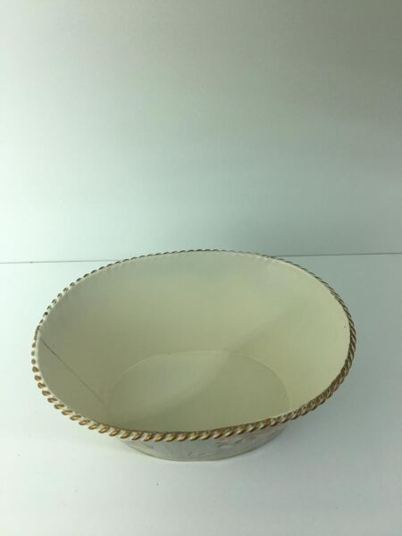 OVAL METAL DEKORATİF SAKSI KOVA KÜÇÜK BOY