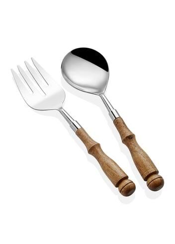 THE MİA WOODY SALATA SERVİS TAKIMI 2 PARÇA