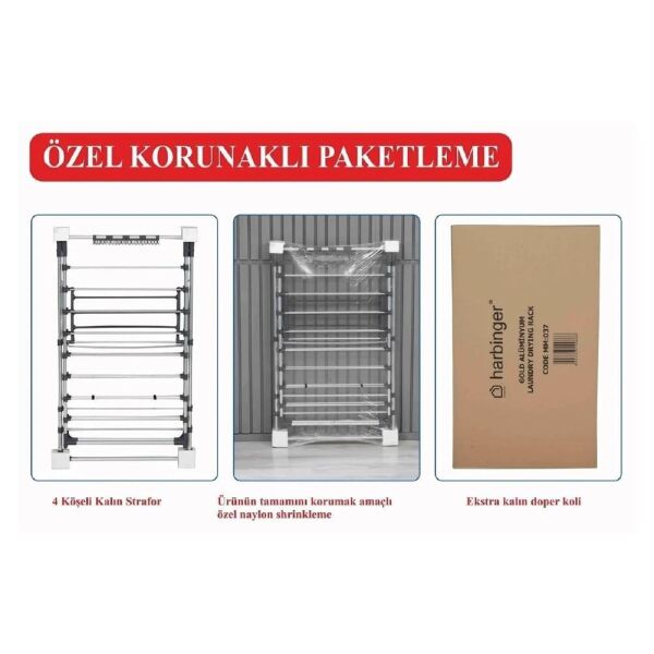 DEVECİOĞLU MM037 HARBİNGER GOLD ALÜMİNYUM ÇAMAŞIR KURUTMALIK