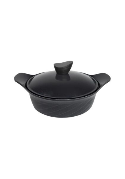 PRİMANOVA ANTHONY ALÜMİNYUM SIĞ TENCERE 24CM SİYAH