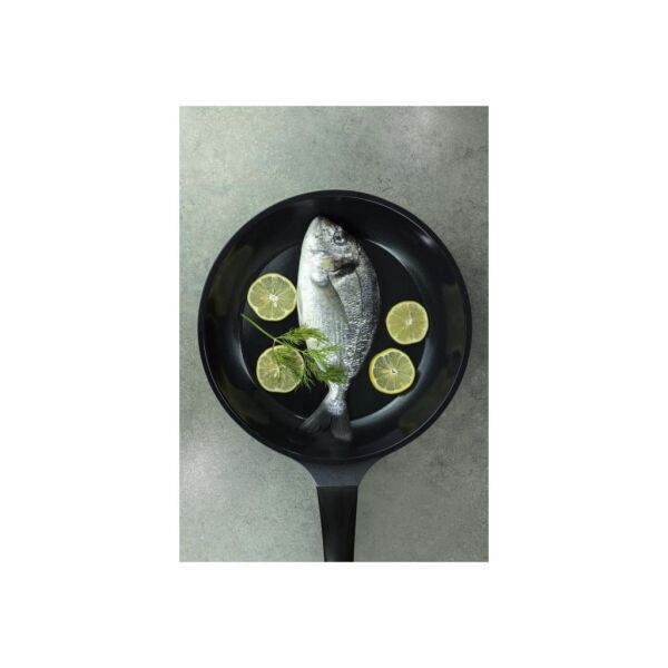 PRİMANOVA BORDAIN ALÜMİNYUM KIZARTMA TAVASI 28CM KIRMIZI