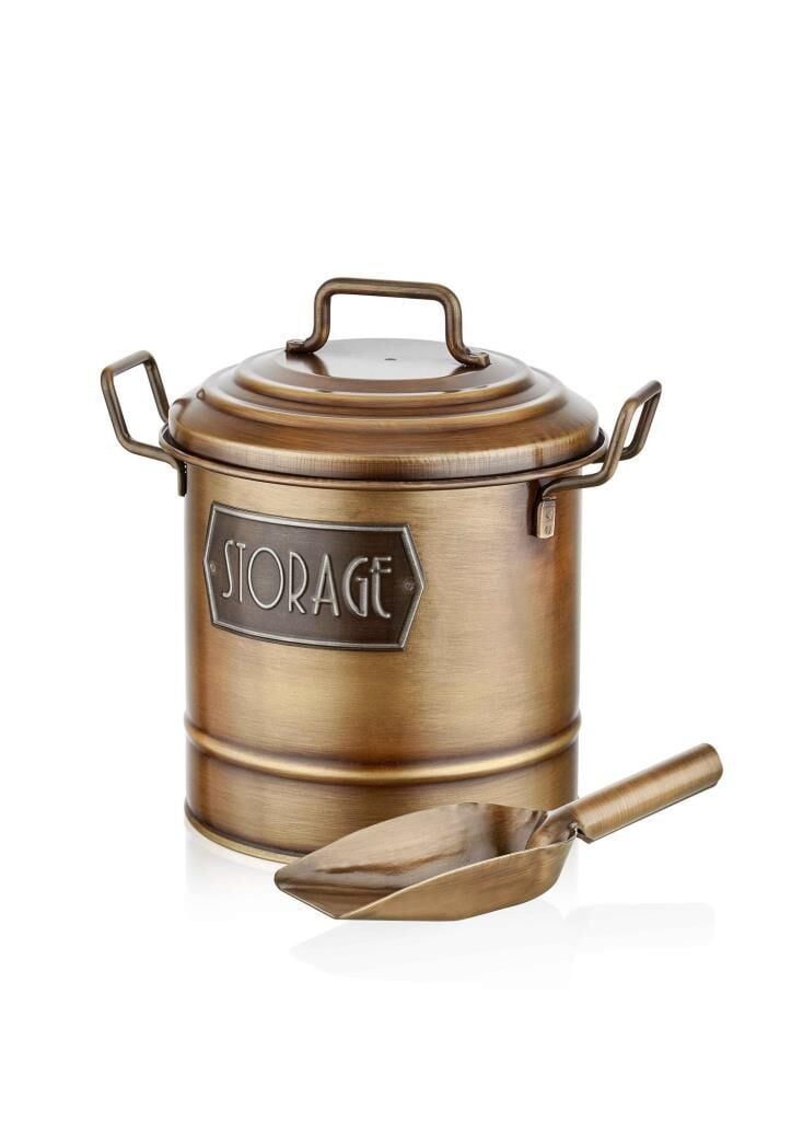 THE MİA GALVANİZ BAKLİYAT KOVASI GOLD