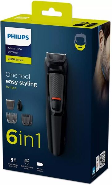 Philips Multigroom 3000 Serisi MG3710/15 6'sı 1 Arada Erkek Bakım Seti