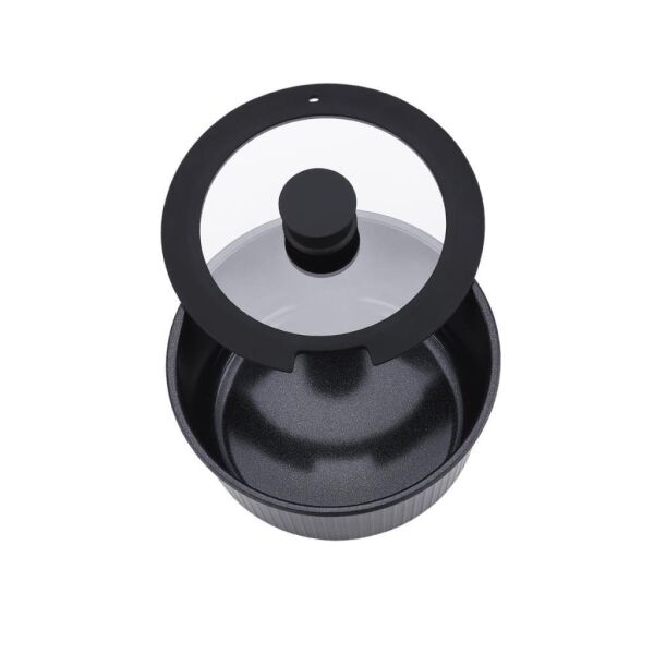 KORKMAZ A2792 NOVA PRATİKA 8 PARÇA TENCERE SETİ SİYAH