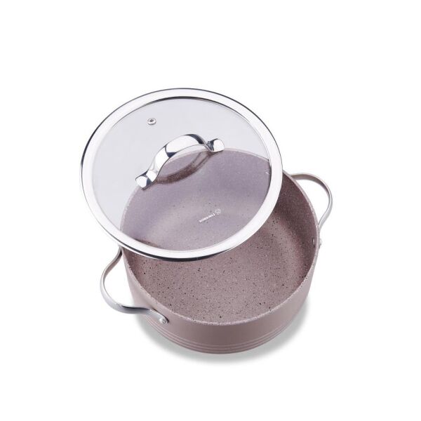 KORKMAZ A2619 LİNEA 7 PARÇA TENCERE SETİ ROSAGOLD