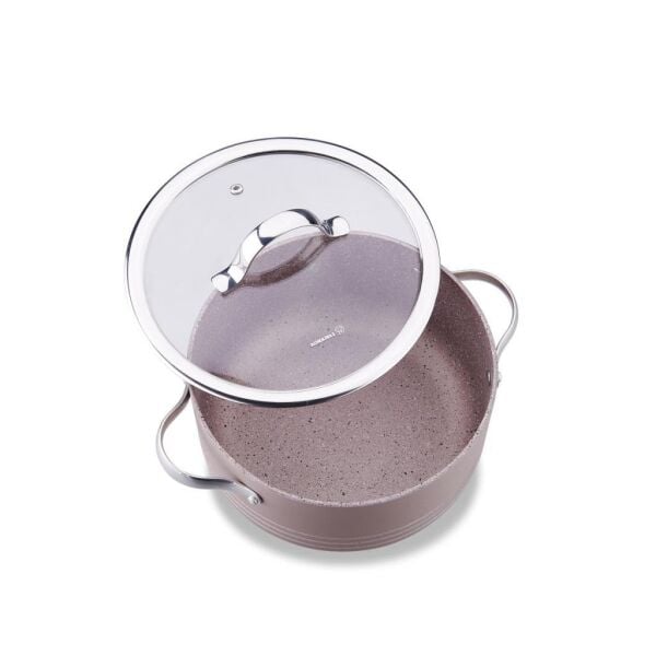 KORKMAZ A2619 LİNEA 7 PARÇA TENCERE SETİ ROSAGOLD