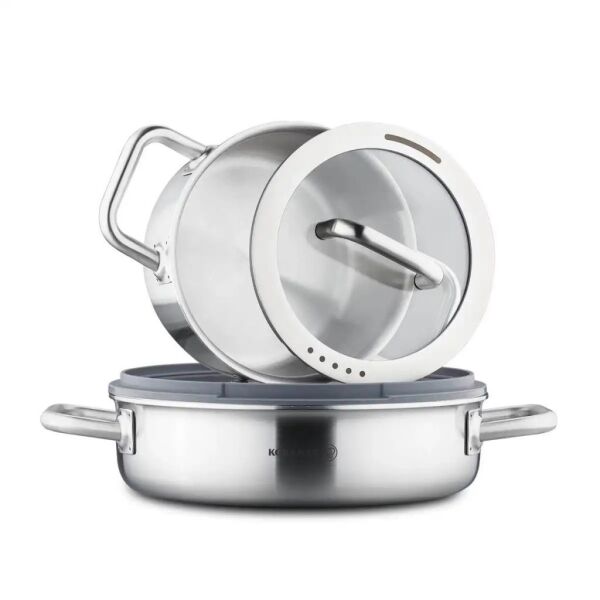 KORKMAZ A2794 AURA 8 PARÇA TENCERE SETİ