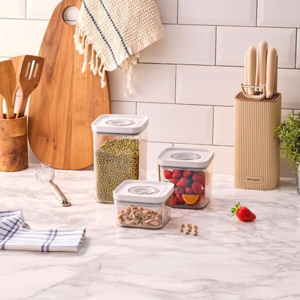 ARYILDIZ VACUUM&FRESH SAKLAMA KABI SETİ 6 PARÇA