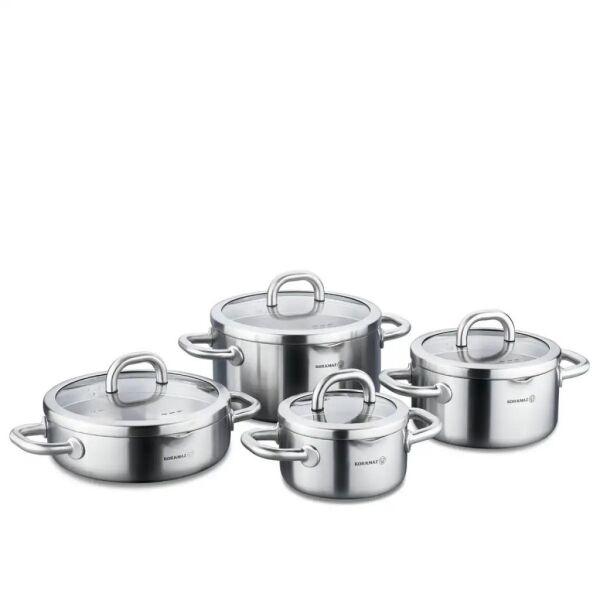 KORKMAZ A2795 ALBA 8 PARÇA TENCERE SETİ