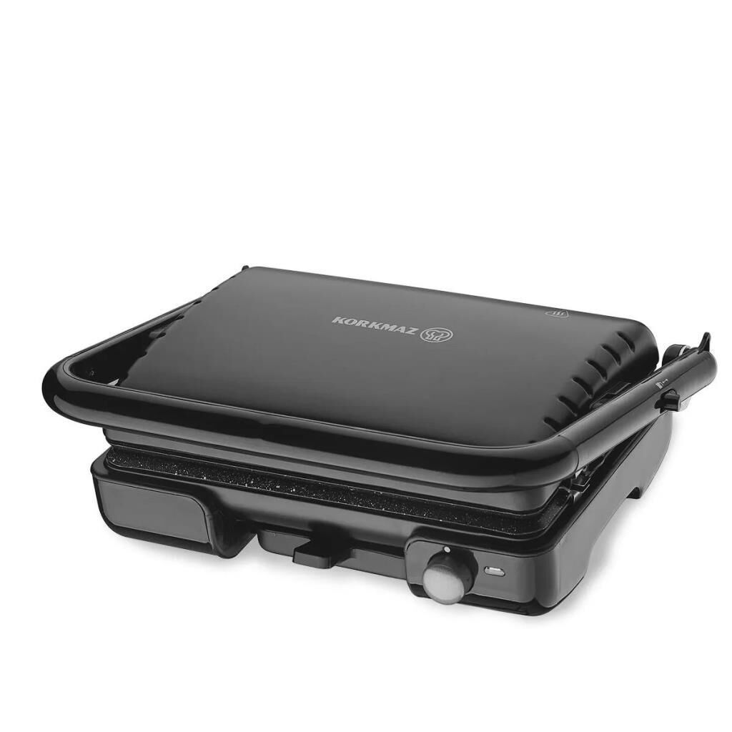KORKMAZ A316-3 TOSTELLA TOST MAKİNESİ SİYAH