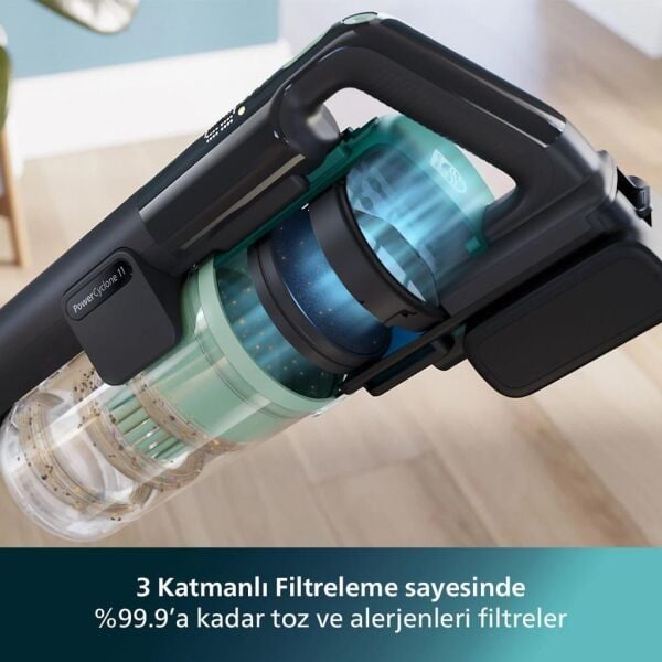 PHİLİPS XC-6557/01 ŞARJLI DİKEY SÜPÜRGE