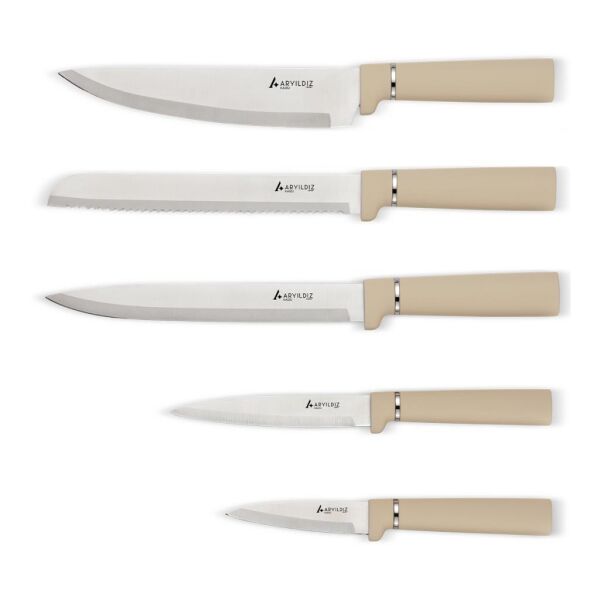 ARYILDIZ KAİZU 10 PARÇA BLOK BIÇAK VE KESİM PANO SETİ