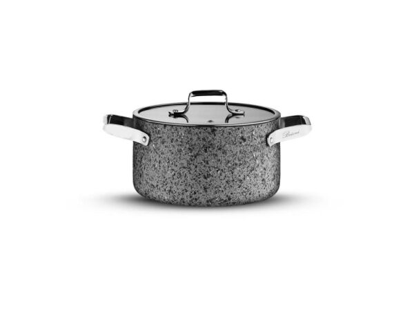 BRİONİ STONE-H ÇİZİLMEZ YANMAZ YAPIŞMAZ 22 CM DERİN TENCERE