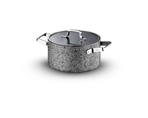 BRİONİ STONE-H ÇİZİLMEZ YANMAZ YAPIŞMAZ 22 CM DERİN TENCERE