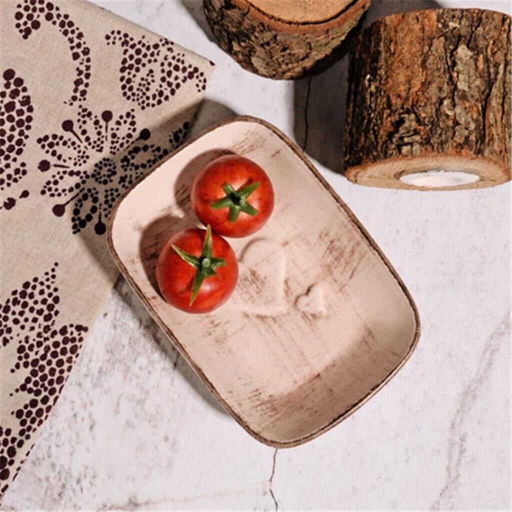 KOSOVA KAYIK TABAĞI DİKDÖRTGEN KALPLİ 15 CM