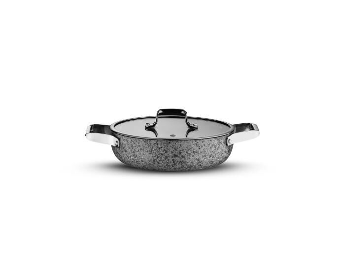 BRİONİ STONE-H ÇİZİLMEZ YANMAZ YAPIŞMAZ 22 CM SAHAN (KAPAKLI)