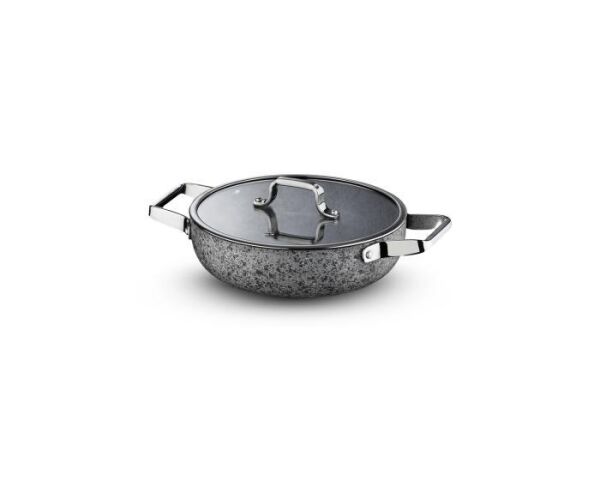 BRİONİ STONE-H ÇİZİLMEZ YANMAZ YAPIŞMAZ 22 CM SAHAN (KAPAKLI)