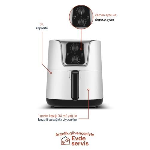 GRUNDIG FR 4032 A FRESH FRYER AZ YAĞLI FRİTÖZ