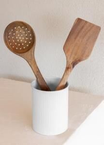 THE MİA STRİPE TEZGAH ÜSTÜ KAŞIKLIK BEYAZ 13*11 CM