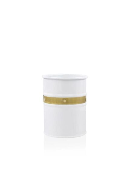 THE MİA TEZGAH ÜZERİ GALVİN KAŞIKLIK BEYAZ 13*11 CM
