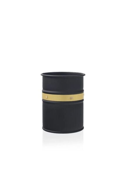 THE MİA TEZGAH ÜZERİ GALVİN KAŞIKLIK SİYAH 13*11 CM