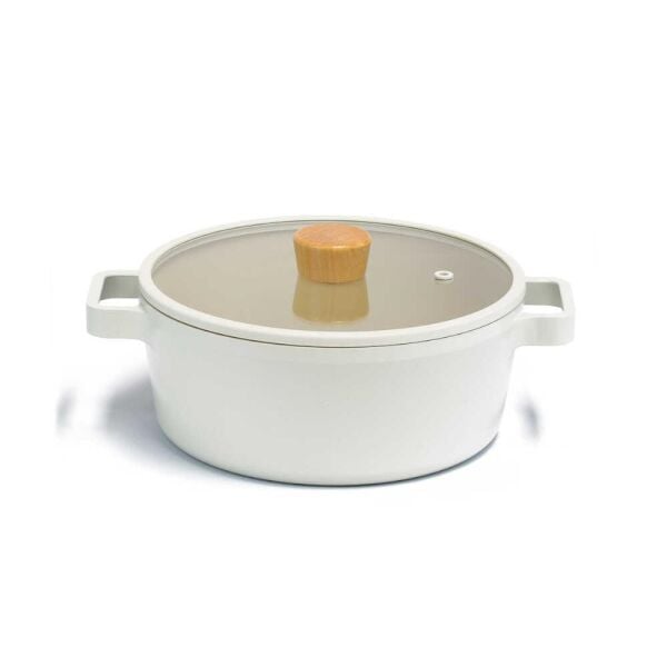 FİKA NEOFLAM CAM KAPAKLI ALÜMİNYUM DÖKÜM TENCERE 22CM