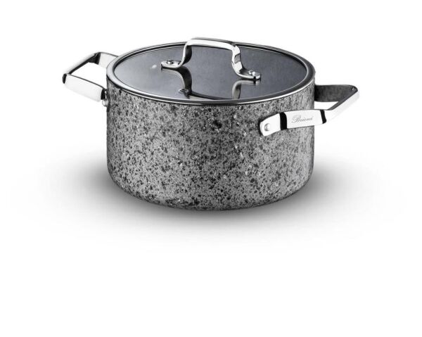 BRİONİ STONE-H ÇİZİLMEZ YANMAZ YAPIŞMAZ 28 CM DERİN TENCERE