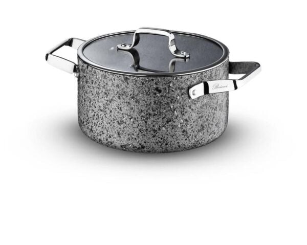 BRİONİ STONE-H ÇİZİLMEZ YANMAZ YAPIŞMAZ 28 CM DERİN TENCERE