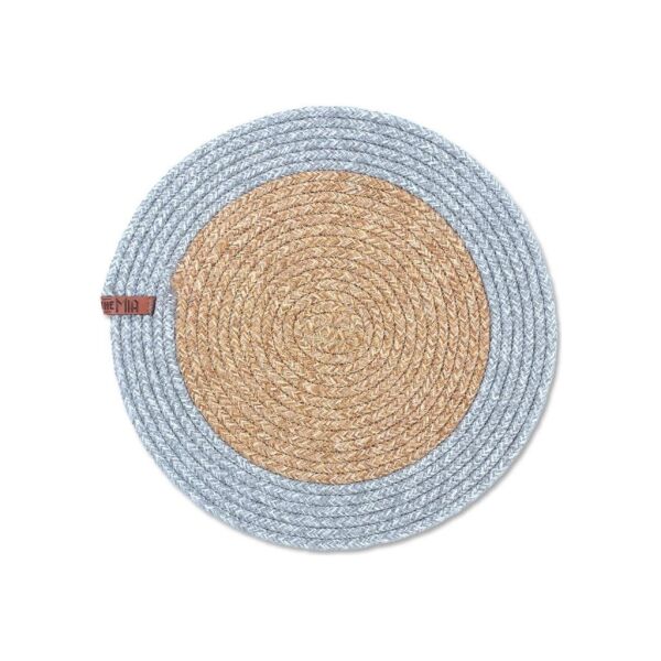 THE MİA JÜT AMERİKAN SERVİS BAMBU GRİ 35x35 CM