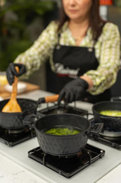 BRİONİ DİAMOND 5 PARÇA MİDİ SET SİYAH