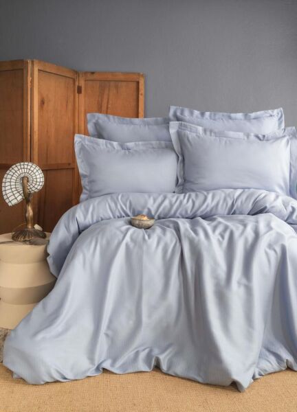 APRİCİTAS ÇİFT KİŞİLİK BAMBU NEVRESİM TAKIMI ELLIE BLUE