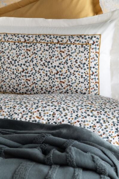 APRİCİTAS ÇİFT KİŞİLİK TRİKO BATTANİYELİ KREP NEVRESİM TAKIMI STAMPINO PETROL