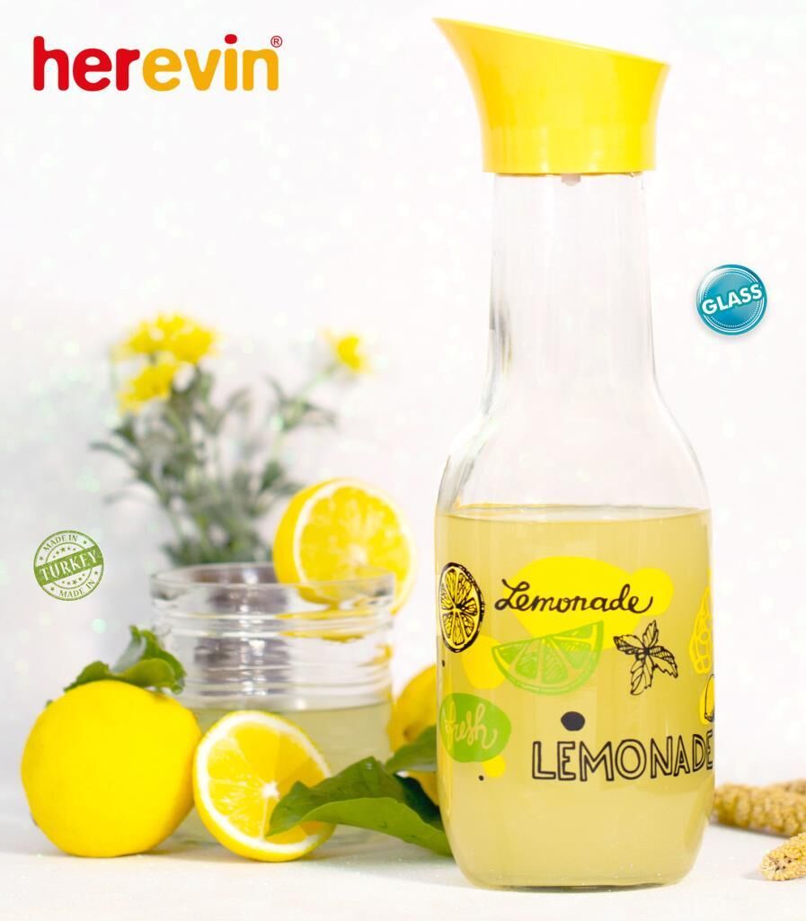 1 LİTRE DESENLİ KARAF LİMON DESENLİ