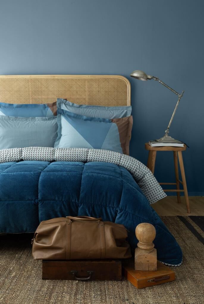 APRİCİTAS ÇİFT KİŞİLİK UYKU SETİ SOFTLY PICASSO INDIGO