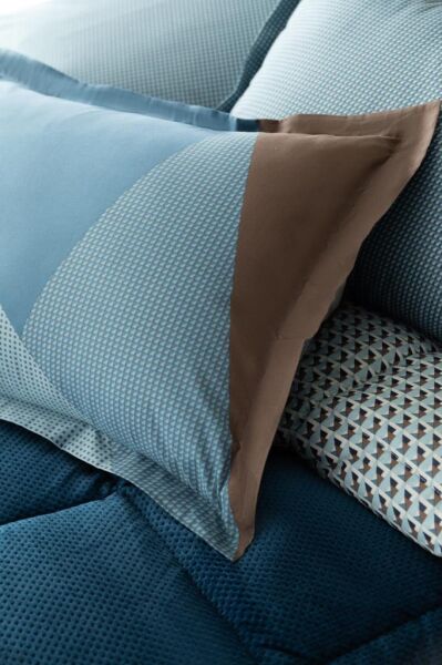 APRİCİTAS ÇİFT KİŞİLİK UYKU SETİ SOFTLY PICASSO INDIGO