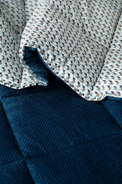 APRİCİTAS ÇİFT KİŞİLİK UYKU SETİ SOFTLY PICASSO INDIGO