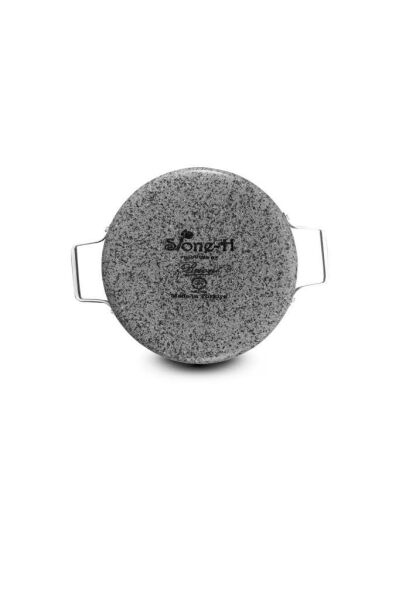 BRİONİ STONE-H ÇİZİLMEZ YANMAZ YAPIŞMAZ İNDÜKSİYONLU 22 CM BASIK TENCERE