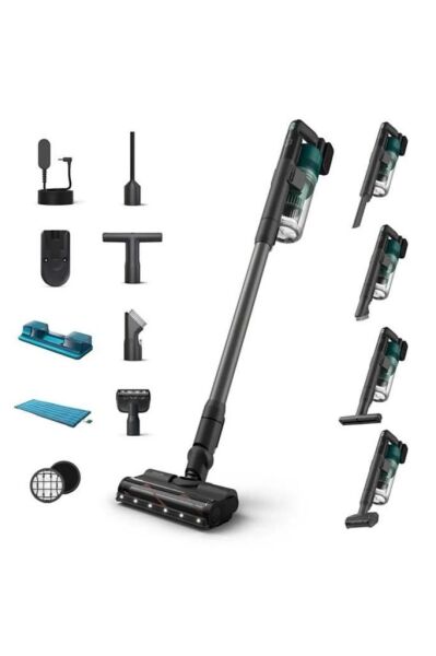 PHİLİPS XC-6557/01 CORDLESS VC AQUA DİKEY ŞARJLI SÜPÜRGE+HD-150/61 KAHVE MAKİNE HEDİYELİ